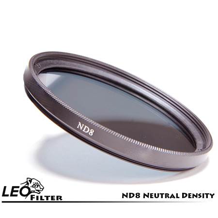 Leo Filter ND8 Neutral Density Graufilter