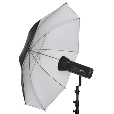Aurora U-130 A Umbrella Weiß 130 cm