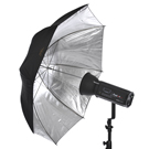 Aurora Schirm / Umbrella U-115C mit 115cm Silber
